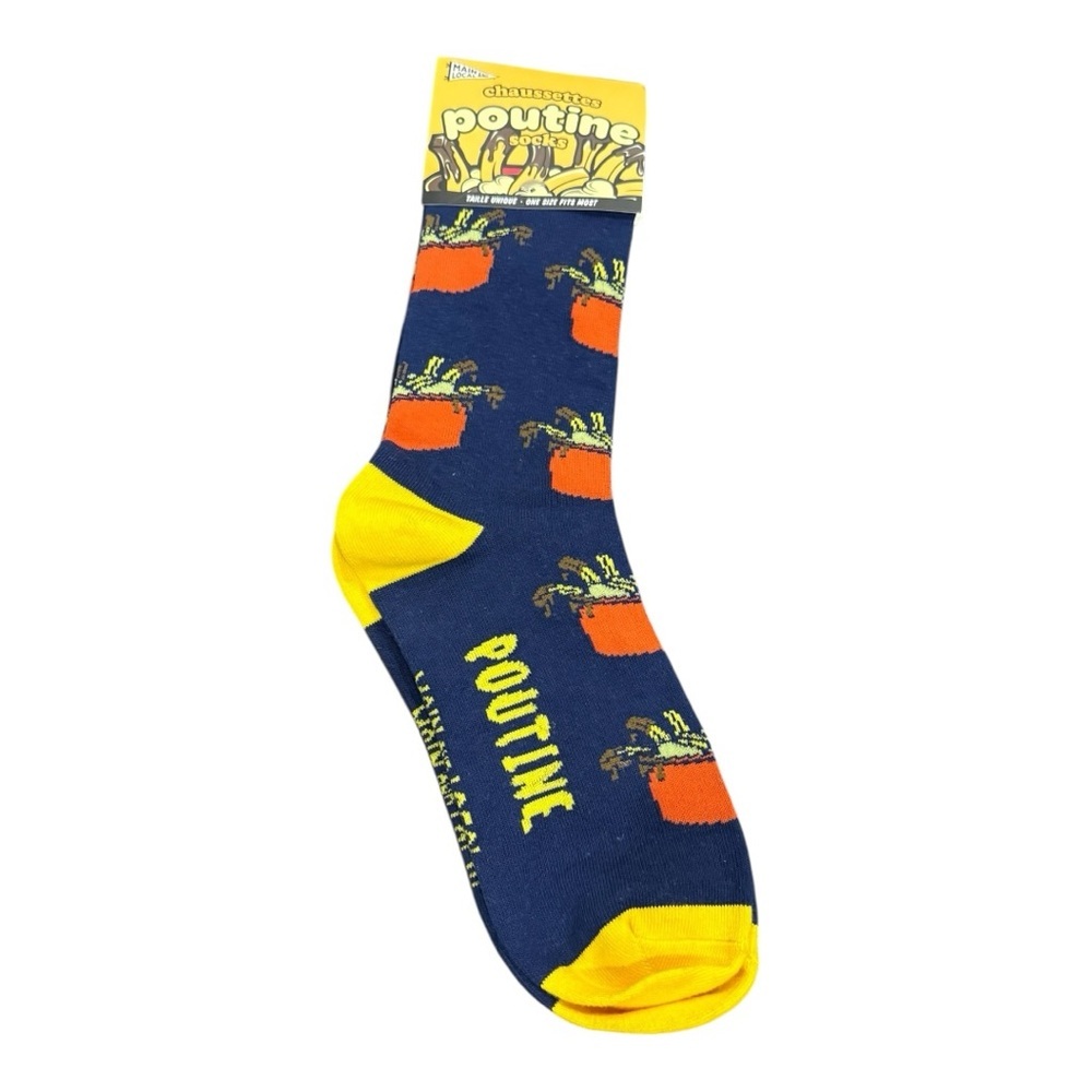 Main And Local Poutine Novelty Socks OS